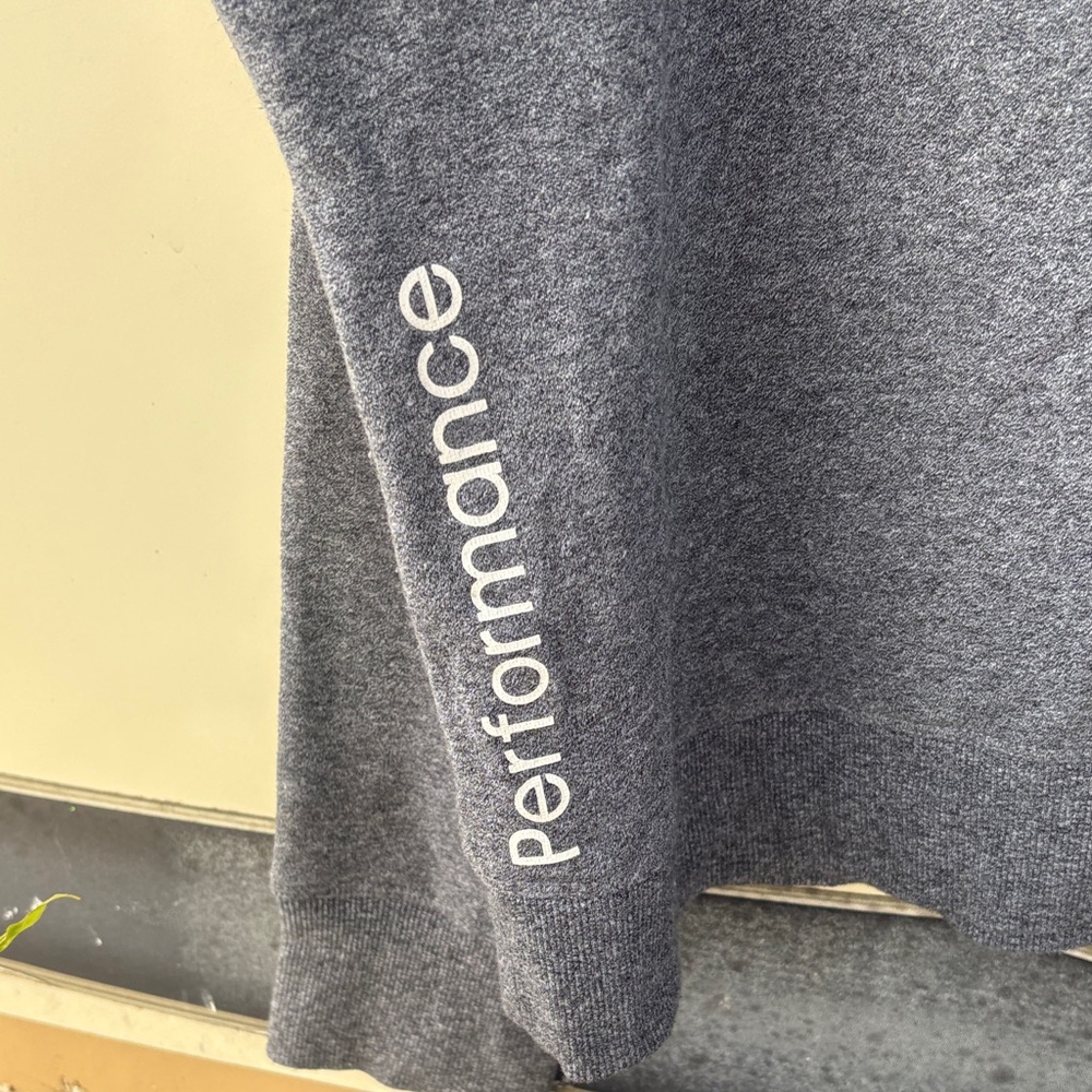 Calvin Klein Charcoal Hoodie with White Accents - Picture 5 of 6